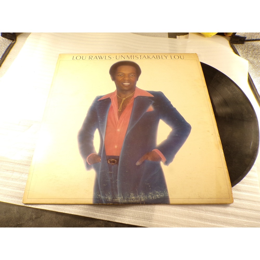 Lou Rawls Unmistakably Lou Vinyl LP 1977 Philadelphia International Record 34488